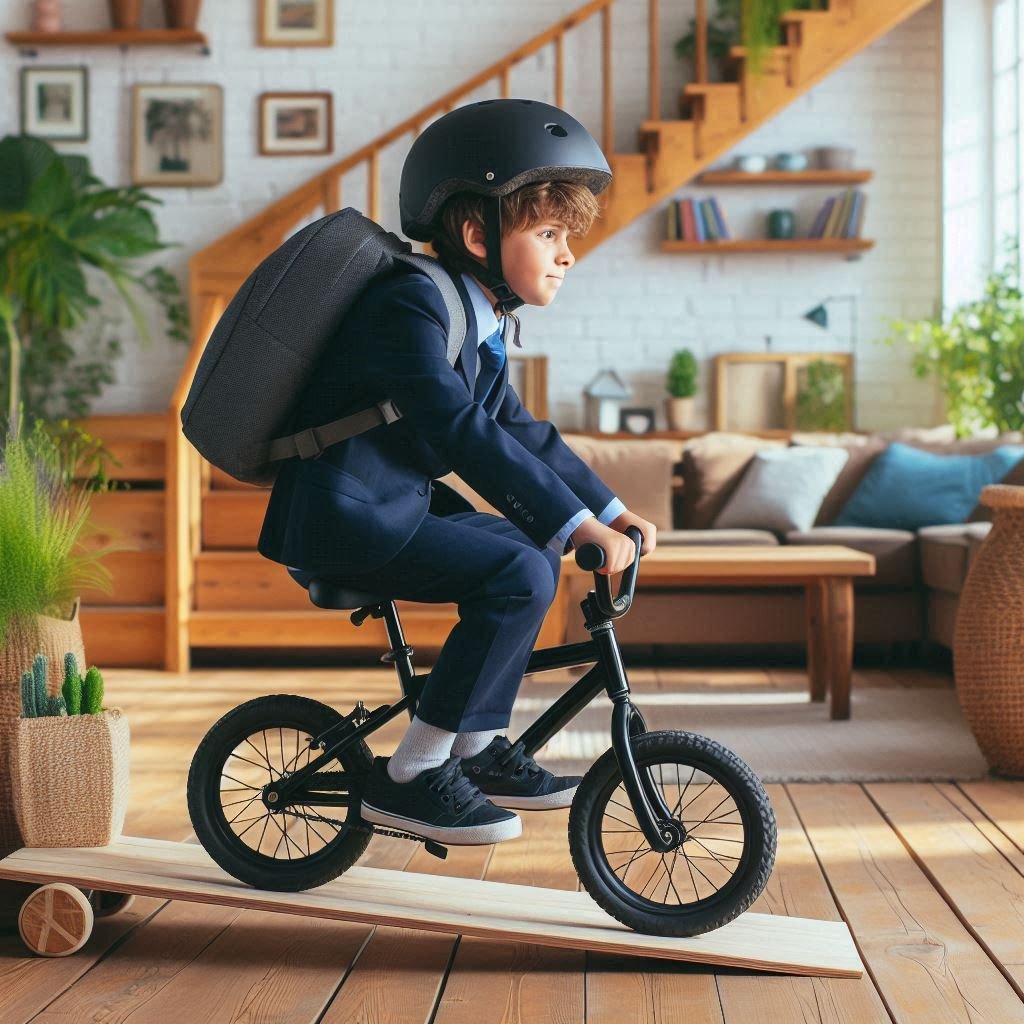 Kids' Bike Seat Heights - Knees around their ears?