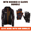 MTB Padded Glove And Hoodie 'Defender' Bundle