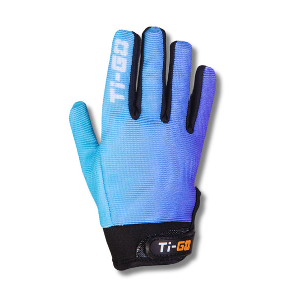 Blue-Kids-Bike-Gloves