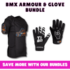 Ti-GO Kids BMX Body Armour & Kids BMX Gloves Bundle