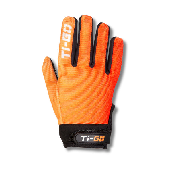 Orange Kids Bike Gloves