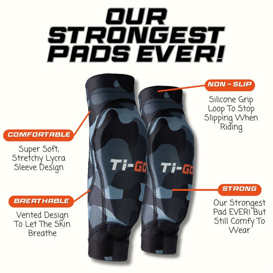 Ti-GO Camo Kids Knee and Elbow Pads