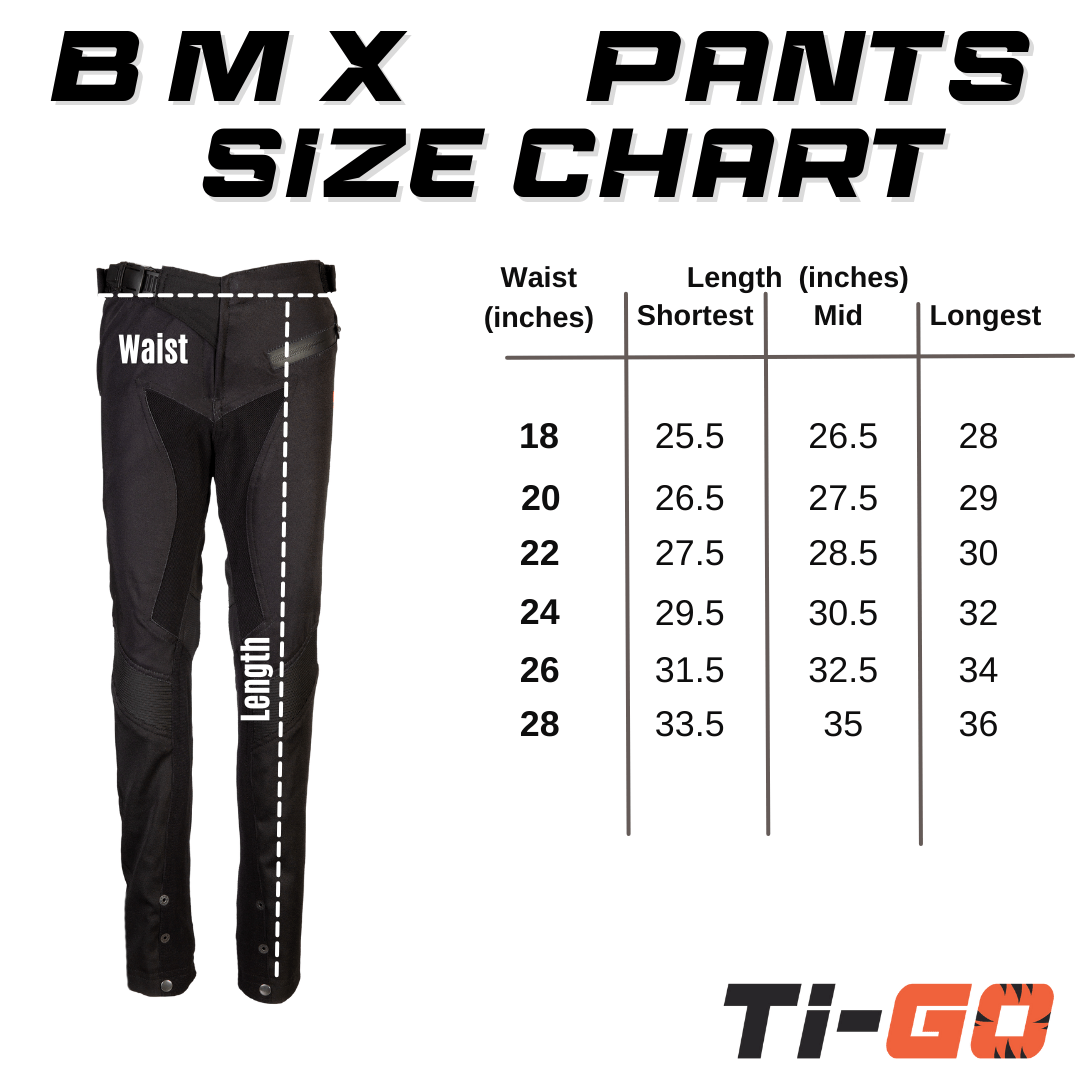 TI-GO KIDS BMX Pants & Kids Body Armour Bundle