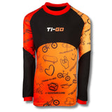 Ti-GO ‘Carbon’ Limited Edition Long Sleeve Jersey - Name Personalisation - Christmas Pre Order