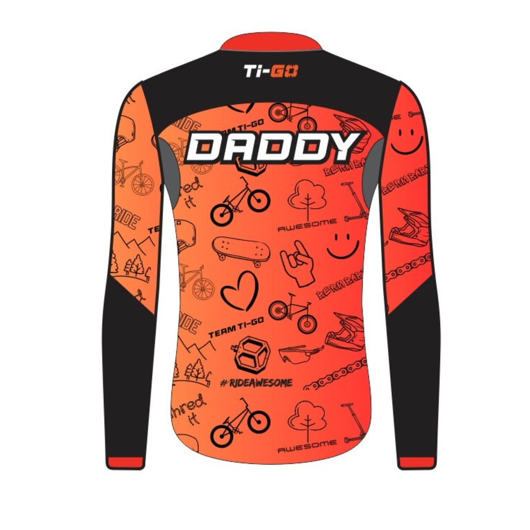 Ti-GO ‘Carbon’ Limited Edition Long Sleeve Jersey - Name Personalisation - Christmas Pre Order