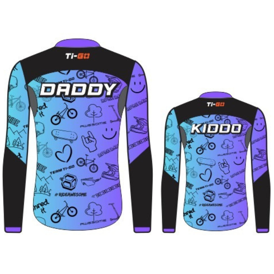 Ti-GO ‘Carbon’ Limited Edition Long Sleeve Jersey - Name Personalisation - Christmas Pre Order