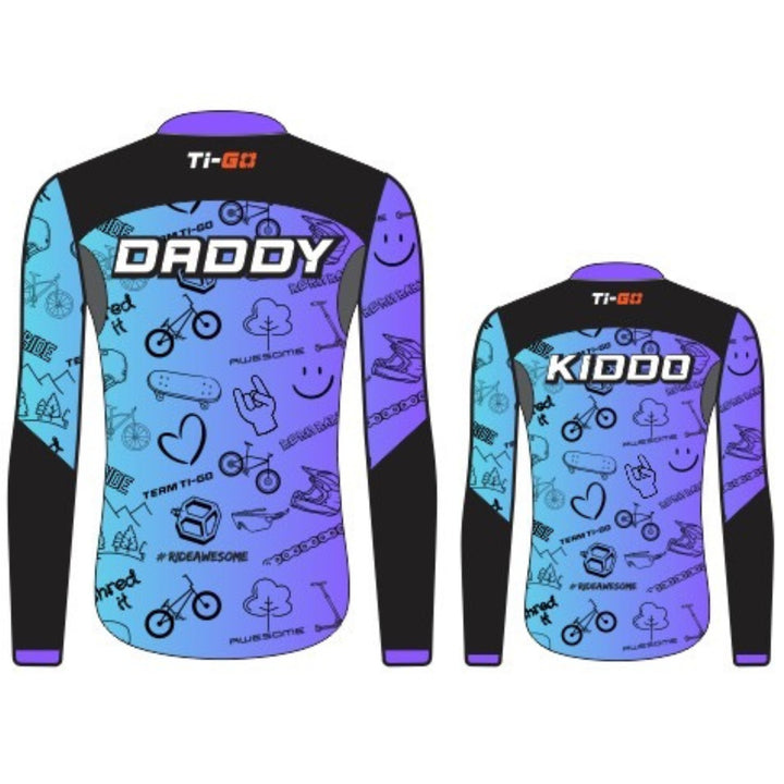 Ti-GO ‘Carbon’ Limited Edition Long Sleeve Jersey - Name Personalisation - Christmas Pre Order