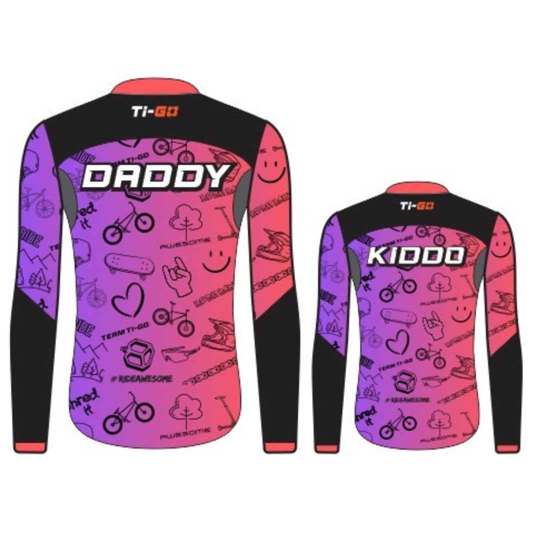 Ti-GO ‘Carbon’ Limited Edition Long Sleeve Jersey - Name Personalisation - Christmas Pre Order