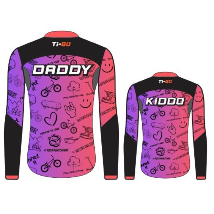 Ti-GO ‘Carbon’ Limited Edition Long Sleeve Jersey - Name Personalisation - Christmas Pre Order