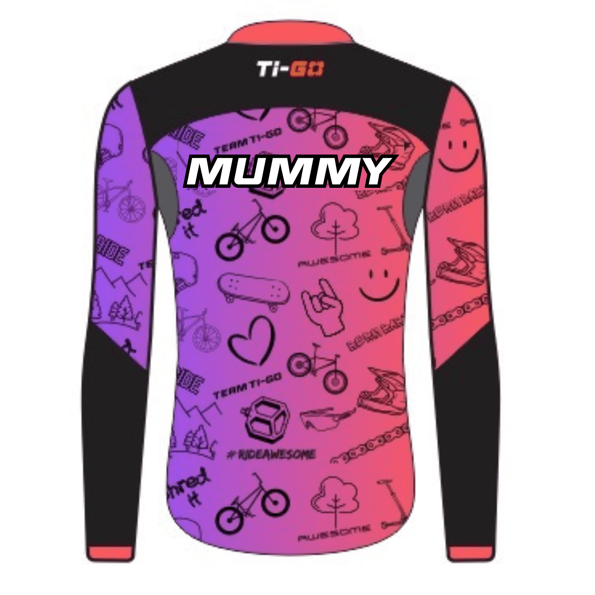 Ti-GO ‘Carbon’ Limited Edition Long Sleeve Jersey - Pre Order