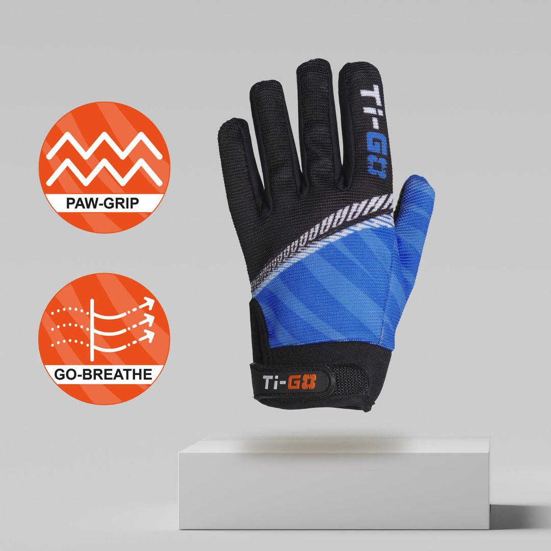 Ti-GO Kids Long Finger Tech Cycling Gloves 2.0