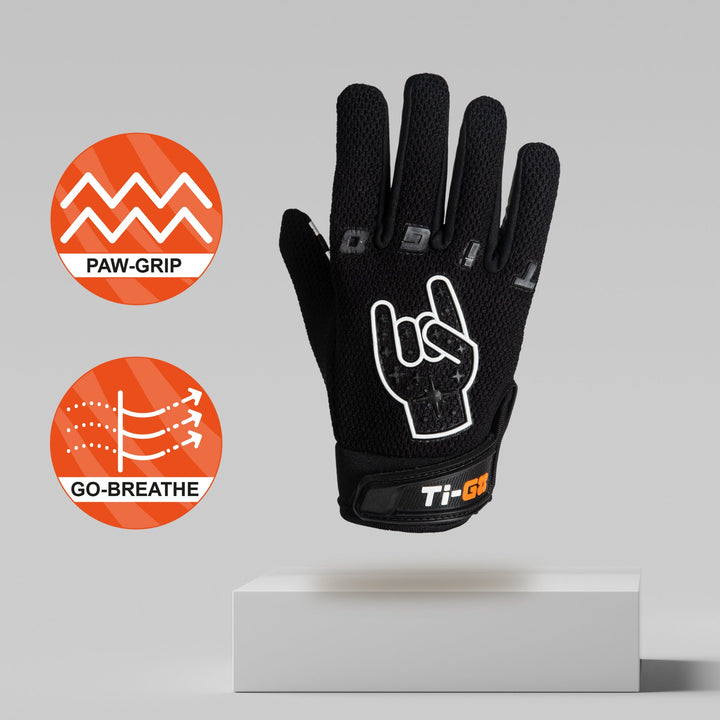 Ti-GO BMX Kids Cycling Gloves