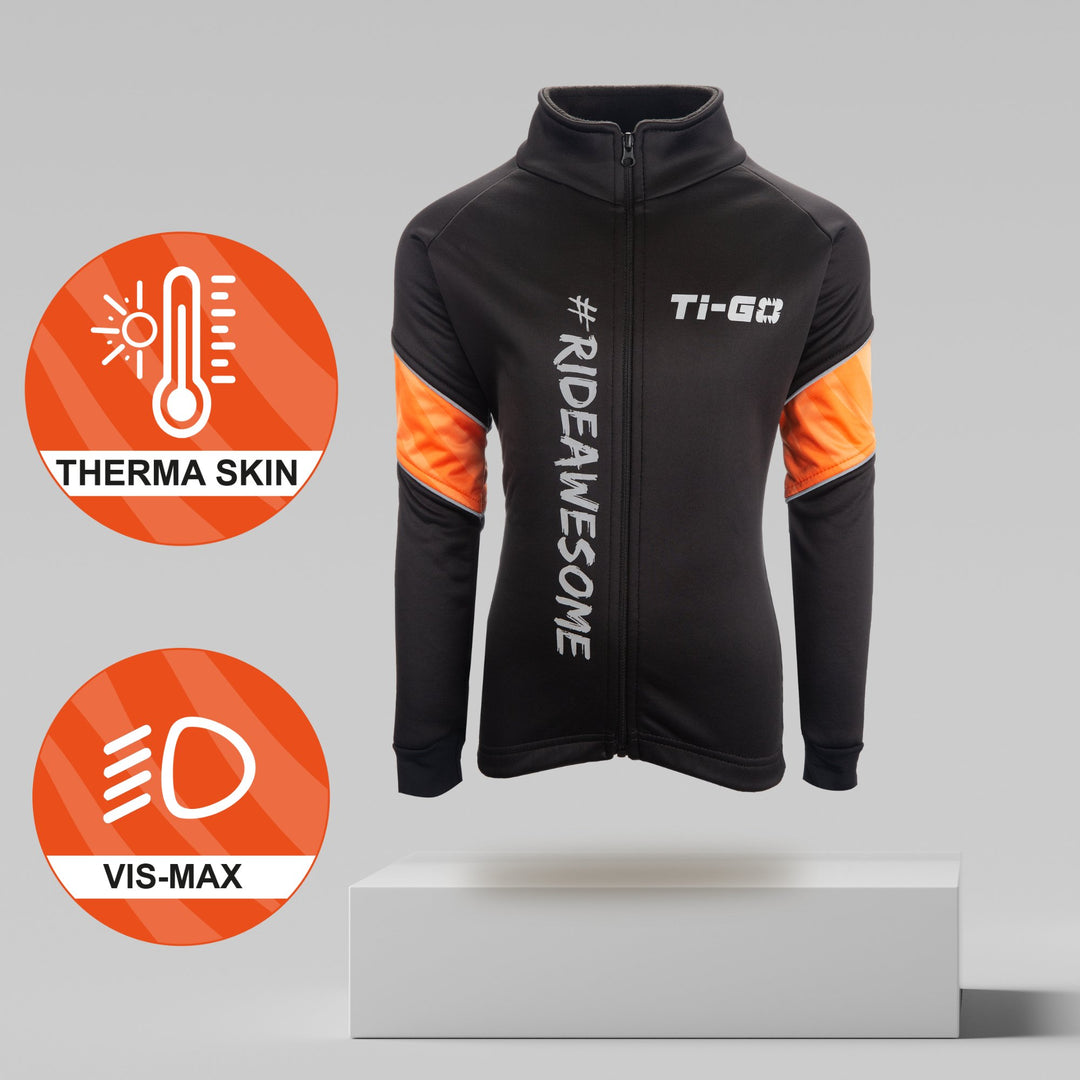 Ti-GO 'Totes Warm' Kids Thermal Cycling Softshell Jacket