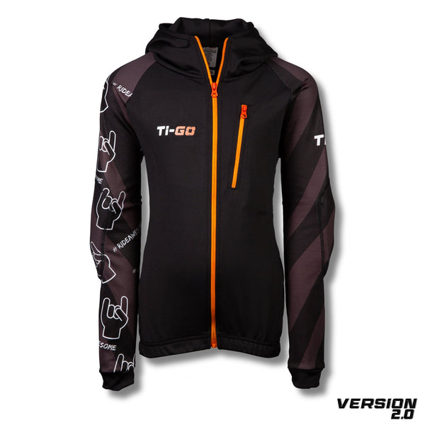 Ti-GO Kids #RideAwesome MTB BMX Zip Hoodie