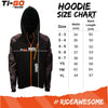 Kids BMX MTB Hoodie sizing chart