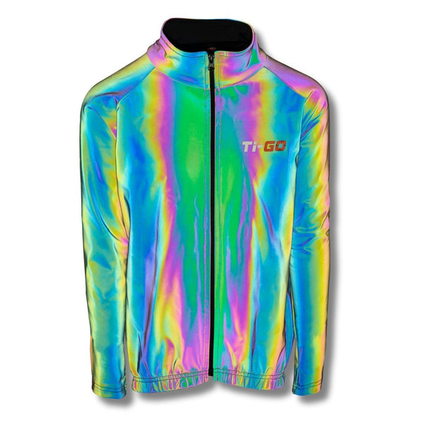 Ti-GO 'Now You See Me' Vis Max Cycling Iridescent Jacket