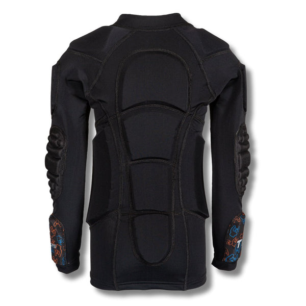 Ti-GO 'RIDE-SHIELD' Padded Zip-Up Body Armour Long Sleeve Jersey