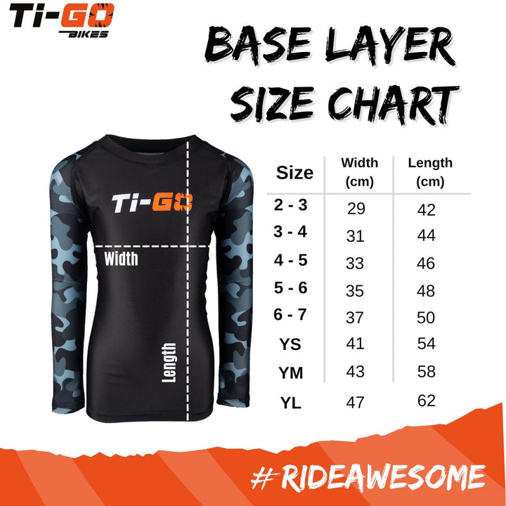 Ti-GO Sports Kids Warm Base Layer