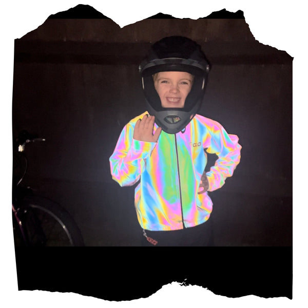 Ti-GO 'Now You See Me' Vis Max Cycling Iridescent Jacket