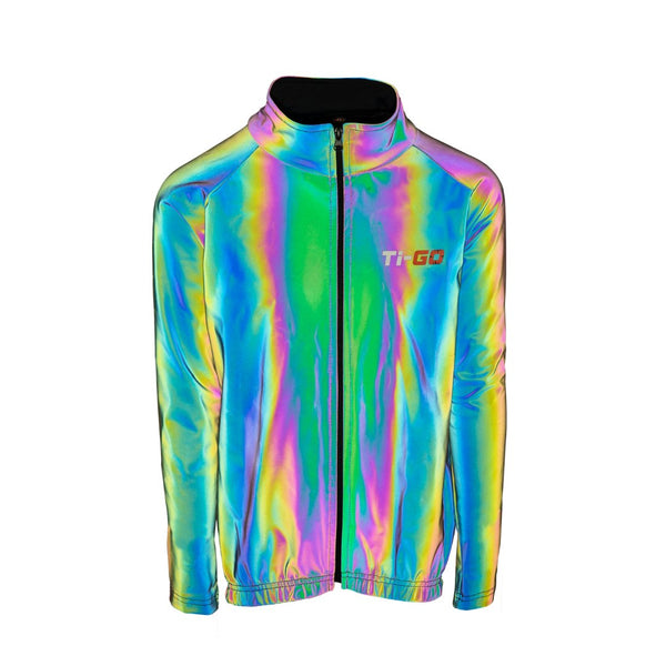 Ti-GO 'Now You See Me' Vis Max Cycling Iridescent Jacket