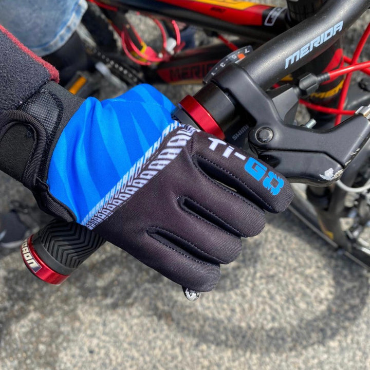 Ti-GO Kids Long Finger Tech Cycling Gloves 2.0