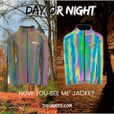 Ti-GO 'Now You See Me' Vis Max Cycling Iridescent Jacket