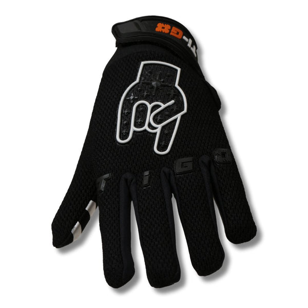 Youth and Kids BMX Gloves - Black